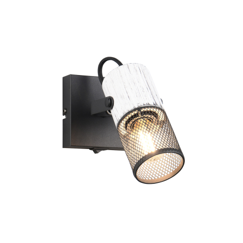 Kohtvalgusti TOSH 1-ne valge/must