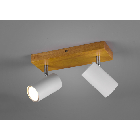 Laelamp MARLEY 2-ne matt valge/puit