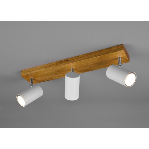 Laelamp MARLEY 3-ne matt valge/puit