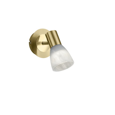 Kohtvalgusti LEVISTO 1-ne matt messing