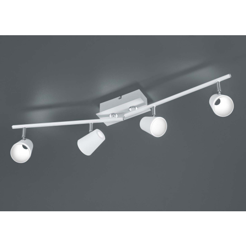 Laelamp NARCOS 4-ne matt valge