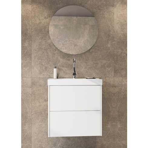 Valamukapp valamuga BODERA 9080 valge