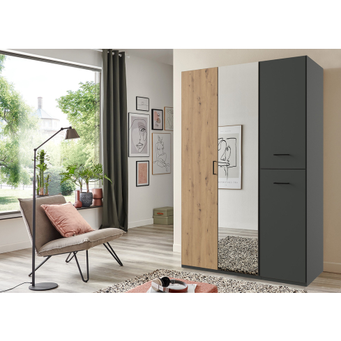 Riidekapp LIMA 044 tumehall/artisan tamm
