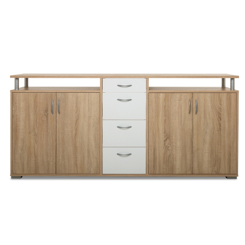 Kummut MAXIMO sonoma tamm/valge