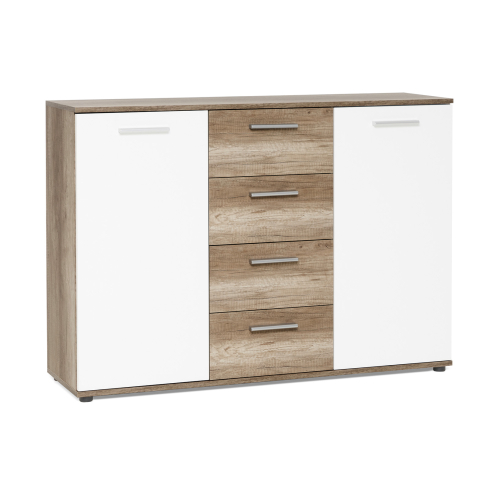 Kummut JACKY 2 tume tamm/valge