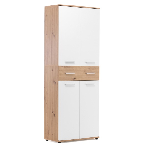 Jalanõudekapp JACKY 42 artisan tamm/valge