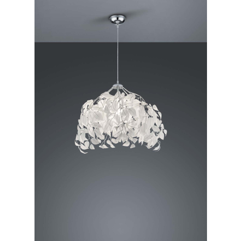 Rippvalgusti LEAVY 38 cm valge