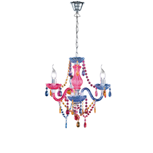 Rippvalgusti LÜSTER 3-ne värviline