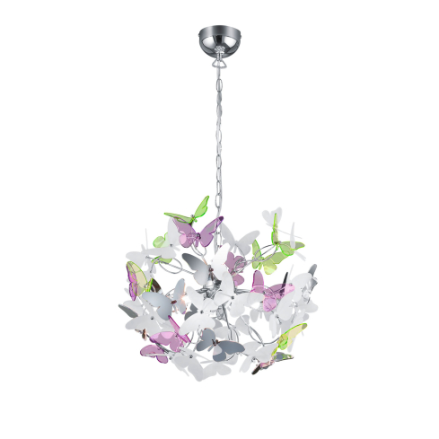 Rippvalgusti BUTTERFLY kroom