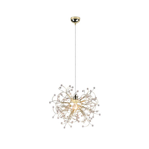 Rippvalgusti GLORIA 52 cm poleeritud messing