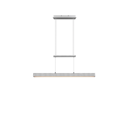 Rippvalgusti PAROS harjatud alumiinium