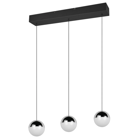  Rippvalgusti SENTA 3-ne kroom (sirge)