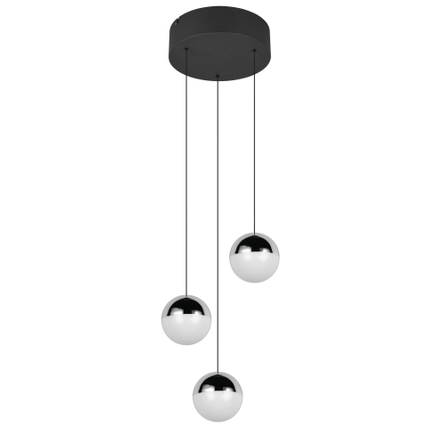 Rippvalgusti SENTA 3-ne kroom (ümmargune)