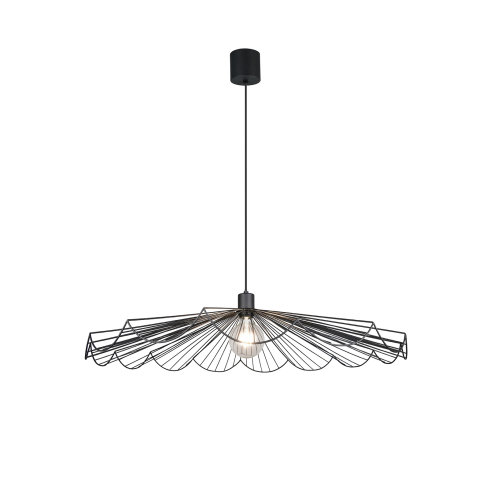 Rippvalgusti MARGARITA 80 cm matt must