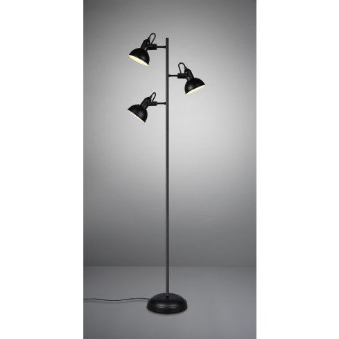 Põrandalamp GINA matt must