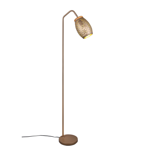 Põrandalamp BIDAR pruun