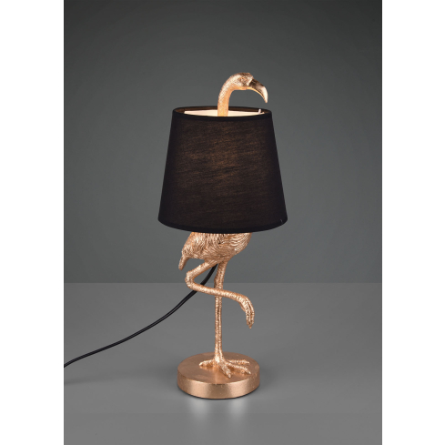 Laualamp LOLA kuldne/must