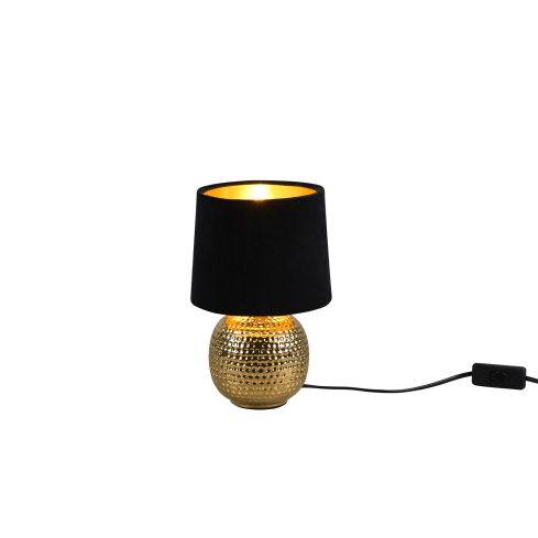 Laualamp SOPHIA must/kuldne