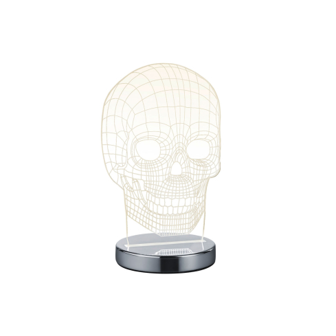 Laualamp SKULL kroom