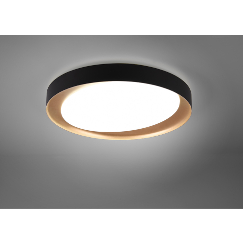 Laelamp ZETA must/kuldne