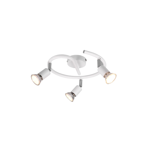 Kohtvalgusti PARIS 3-ne matt valge