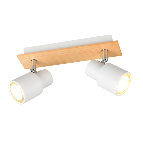 Kohtvalgusti PIERRE 2-ne matt valge