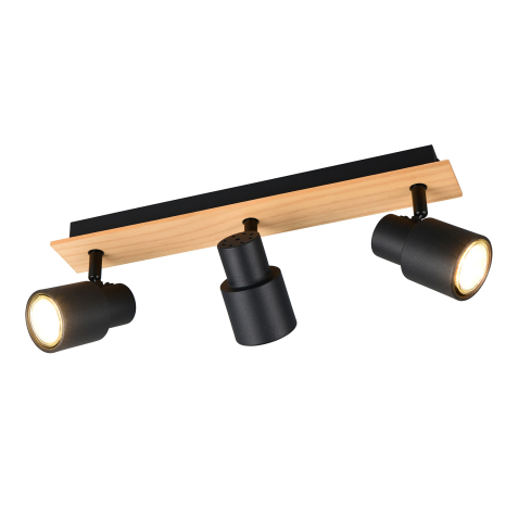 Kohtvalgusti PIERRE 3-ne matt must