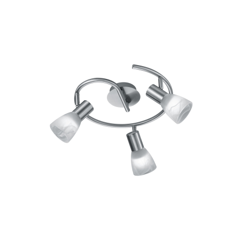 Kohtvalgusti VISTO 3-ne matt nikkel