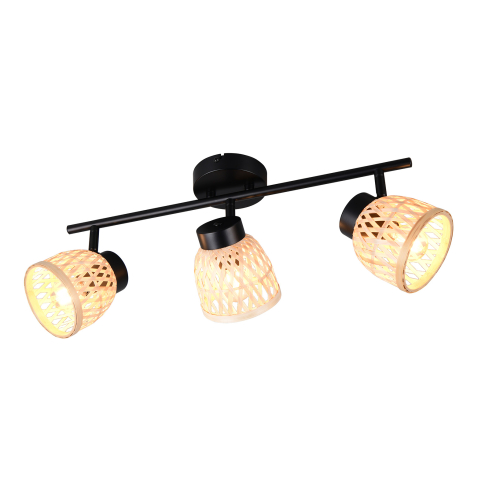 Kohtvalgusti LAURENT 3-ne must/beež